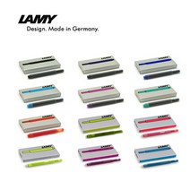 LAMY T10 만년필용 일회용 잉크 카트리지 5p, turquoise, 1개