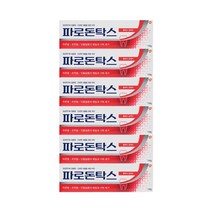 파로돈탁스 클래식 검케어 치약 100gx6 충치예방 치태제거 치은염 치주염의예방, 1set