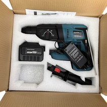 고성능 18V 충전식 리튬 배터리 구동 브러시리스 무선 로터리 해머 드릴 전기 임팩트 포함, 08 with 1 9.0Ah battery_04 AU
