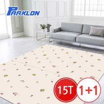 파크론 1+1 뽀로로 스윗 우리가족 플러스 놀이방매트 200x140x1.5cm, 뽀로로 스윗 200x140x1.5cm (2장)