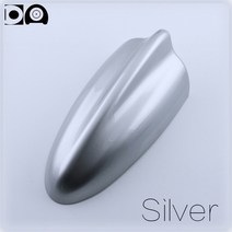 샤크핀안테나 기아 리오 k2 k3 용 3M 접착제가있는 슈퍼 상어 지느러미 안테나 특수 자동차 라디오 안테나 차동차안테나 28, 은