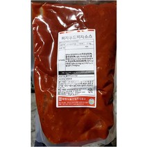 2KG 대용량 토마토페이스트 피자소스 양념 도우 업소용 가게 시카고 리필용 벌크 비닐팩 짜는, 1개