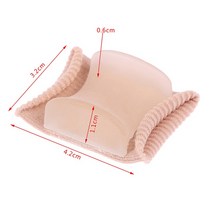 무지외반 엄지 발가락 분리기 외반 부니온 교정기 교정 발 뼈 조절기 페디큐어 양말 1 쌍, [03] 분홍색