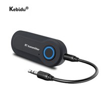 TV블루투스연결 동글이 송수신기 오디오 kebidu 블루투스 송신기 3.5mm 잭 어댑터 무선 블루투스 스테레오 송신기 어댑터 pc tv 헤드폰 134