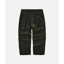 FRIZMWORKS CORDUROY COMFORT TWO TUCK PANTS _ OLIVE
