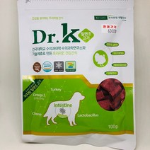 건국유업 닥터케이 프리미엄 저지방 간식 3종 / 사슴고기/말고기 /칠면조 100g, 칠면조