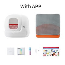글로벌 버전 PETKIT PURA MAX Cat 배변 상자 자동 청소 화장실 고양이 와이파이 대형 Arenero Gato Cerrado, 110-220V, 07 With APP