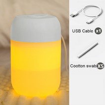 환기청정기 펫공기청정기 공기청정기소형 사무실공기청정기 원룸공기청정기샤오미 휴대용 USB 가습기 홈, 06 white-2