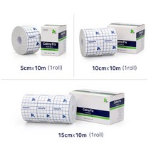 카미픽스 5/10/15cm X 10M 1롤 저자극 통기성 부드러운 반창고 픽싱롤
