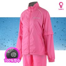 캘러웨이골프 KASCO 카스코 KSRWL 여성 골프 비옷 상하세트, L