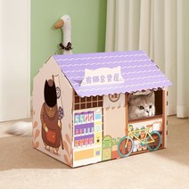고양이 캣타워 캣휠 캣폴 캣돌 cat house cat stratching post cat bed toy 긁는 도구 판지 스크레이퍼, f