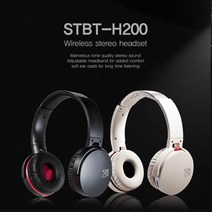 스마텍 STBT-H200 블루투스 헤드셋 V4.2ㅣ이어셋, 블랙, STBT-H200 블루투스헤드셋
