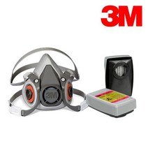 3M 방독면 특급방진필터 패키지 - 용접 그라인딩 작업용