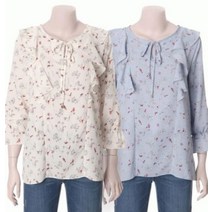 SOUP 목 리본끈 프릴 블라우스 SW4LS40