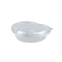 피크닉하우스 투명하트샐러드용기 1칸, 1개입, 100개