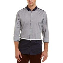 스카치앤소다 Scotch Soda 남성용 테크니컬 컬러 블록 셔츠 콤보 a Small 648834