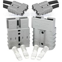 Anderson Powerpole Connectors 330350 SB50 커넥터 키트 50암페어 36V 그레이 하우징 8AWG 6319페어 포함