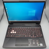ASUS TUF 게이밍 F15 시리즈 GTX1650 중고노트북, FX506LH, WIN10 Home, 16GB, 512GB, 코어i5, 블랙