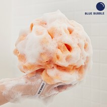 블루버블 90g 자이언트 샤워볼(4가지 색상), 자이언트 샤워볼 - 피치핑크