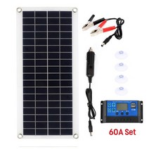태양열집열판 태양광발전기 태양광패널 차량용 휴대용 1000w 태양 전지 패널 12v 듀얼 usb 태양 전지 60a 컨트롤러 태양 전지 플레이트 키트 전화 rv 자동차 충전기