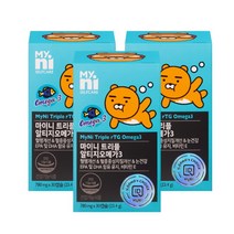 [일동제약] 마이니 트리플 알티지 오메가3 (30일분) x 3박스, 상세 설명 참조