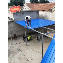 칼라 강판 건축 판넬 지붕 규격 옥상 공사 지붕재, A 0.4두께가정용2.0mx90cm+3개