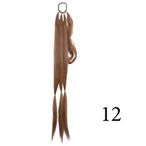 DIY 포니 테일 익스텐션 합성 복싱 브레이드 헤어 로프 여성용 고온 섬유 블랙 브라운, 01 85CM-160g, 04 12
