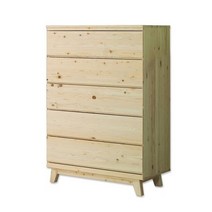 자연둥이 편백나무 원목 5단서랍장 편백원목서랍장, 색상:단일색상