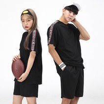 반팔티 슬로건반팔 스트릿반팔 커플반팔 프린트티