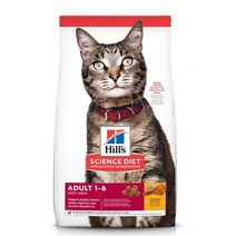힐스 사이언스다이어트 어덜트 치킨 고양이 사료, 5개, 2kg
