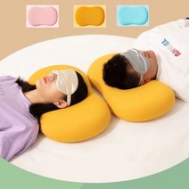 키밍 메모리품 구션 캠핑 목침 허리베개 계절베개 목이편한베개 목베개, 핑크