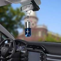 방향제캡슐 청정기 방향제 향수 팬던트 오일 디퓨저, 블랙BL08075