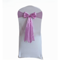 예식장 의자 리본 장식 호텔 강의실 연회장 파티 행사 좌석 꾸미기, 골드