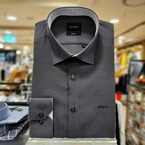 이랜드 [예작]예작 YJ1FBS962GY 텐셀 모달 베이직 그레이 배색 슬림핏 셔츠