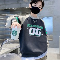 간지 초딩룩 남아 봄 상의 맨투맨 주니어 남자아이옷 조거팬