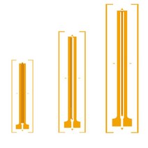 20AA 100AA 전자 금속 포일 저항 스트레인 게이지 센서 콘크리트 분석, 01 BE120-20AA