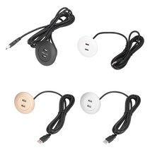 홈 침대 옆 소파 리클라이너 USB 충전 소켓 내장형 듀얼 USB 충전 소켓 액세서리 충전 헤드 2.5m 5V (버블 백 + PP 백) 흰색 침대 옆 USB 충전 헤드 내장형 소파 USB 충전 포트 전기 소파 충전 소켓, 상품상세참조, 상품상세참조, 상품상세참조