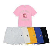 MLB키즈 Varsity 로고 반팔 티셔츠 상하세트(7ATSBV433-50PKS/7ASPB