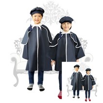 유아 베레모 졸업가운 네이비 유아졸업사진 학사모촬영 유치원졸업앨범 유아졸업가운 어린이집졸업사진, L(대)