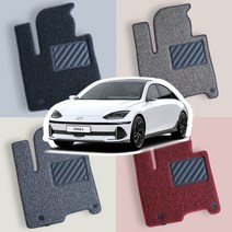 현대 아이오닉6 코일매트 한대분 풀세트 카매트 발매트 확장형 바닥매트 발판 깔판 차량용 자동차 차량, 결제시 추가정보란에 차종코드 입력, 심리스 한대분 (앞좌석+뒷좌석), 그레이