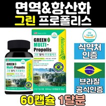 그린 브라질 프로폴리스 항산화 면역 영양제 추천 음식 플라보노이드 원액 아이 아연 식품 어린이 공시생 수험생 증강제 복합 멀티 추출물 선물 산 온가족 고등학생