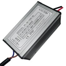 shangren IP67 정전류 전원 공급장치 LED 조도 조절기 드라이버, 설명, 회색, 알루미늄