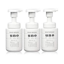 묶음구매 우노 휘핑 스피디 세안제 150mlx3개 남성용 아이브로우, 01.150ml×3개