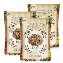 푸른들판 국산 볶은 연근 차, 3개, 500g