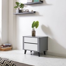 [아트랙] 네오 2단 600 협탁 보조협탁 거실장세트(색상3), 600그레이