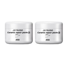 견고한 NICEFurniture 세라믹 수리 붙여 넣기 A + B 욕조 타일 샤워 키트 화이트 균열 Refinishing 도자기, 02 100g