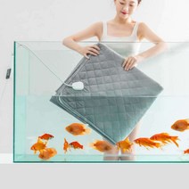아기온수매트 온도조절기 해외용 카페트 지능형 전기, 농밀 빌로드 그레이-160x80 cm-배관