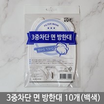 3중차단 면 방한대 백색 10개 서울사 성인용 방한 마스크