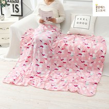 낮잠이불 아기 어린이 세트 밍크 가방 일체형 봄 분리형 유아용 침구세트 겨울 어린이집 사계절 면 신생아, W