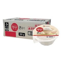 햇반 큰공기 쌀밥 300g 18개 즉석백미밥 한박스 2168085, 햇반 큰공기 쌀밥 300g 18개 즉